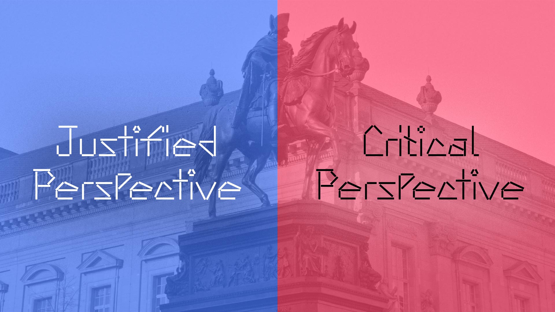 Monuments with justified and critical perspectives on historical events
