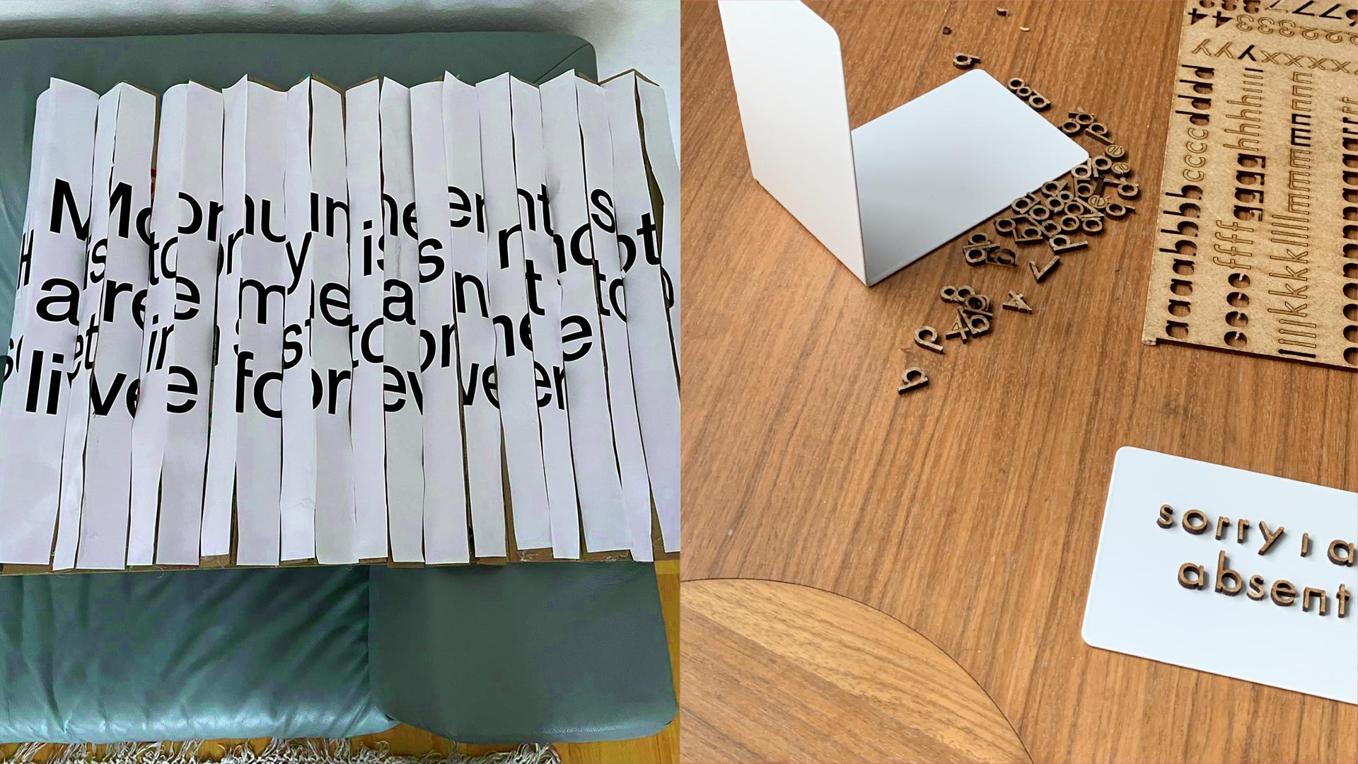 Prototyping the cornerstone toolkit with different media and materials