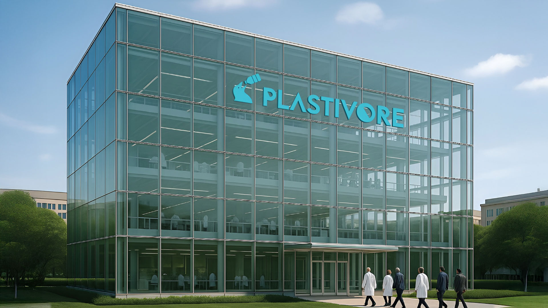 Worldbuilding: Plastivore Labs Building (Speculative Design Project)