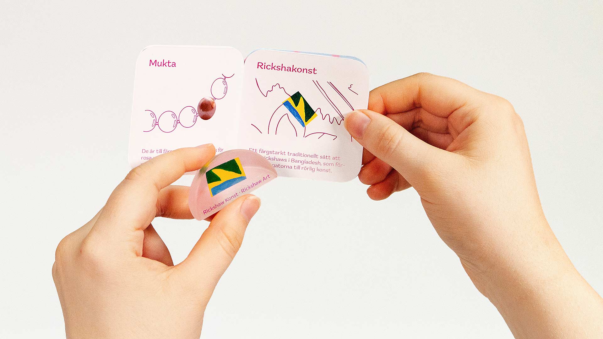 Bi-lingual brochure explaining the saved cultural heritage
