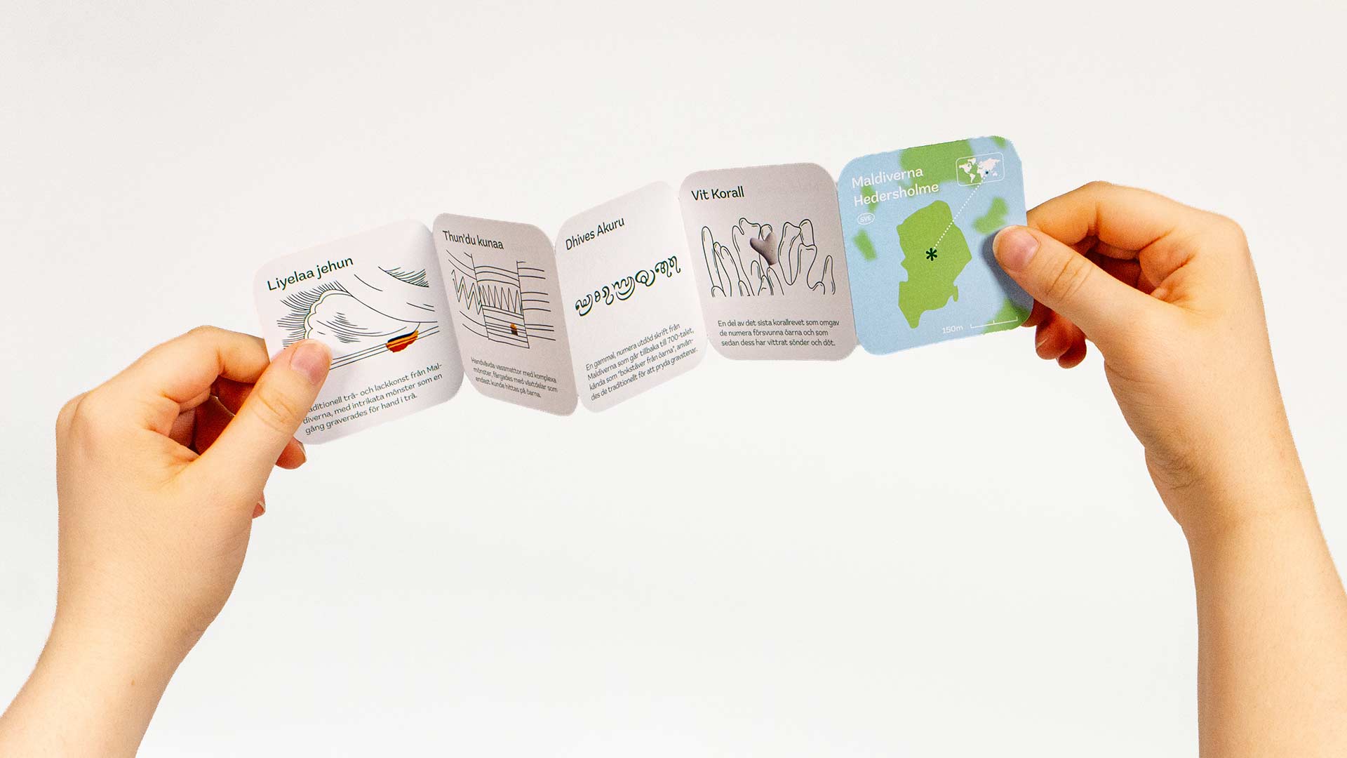 Bi-lingual brochure explaining the saved cultural heritage